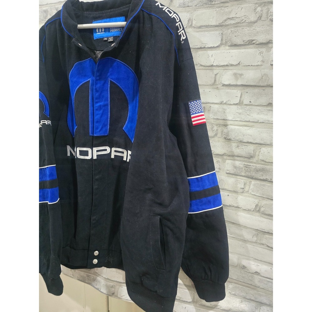Dodge Mopar 3XL Embroidered Cotton Jacket black JH Design Heavy‎ Crisp Clean - Picture 5 of 16
